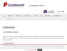 Tablet Screenshot of cardiavant.com